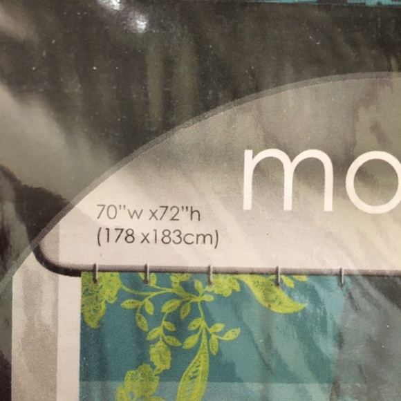 Mona Art 100% Polyester Shower Curtain - Picture 3 of 4